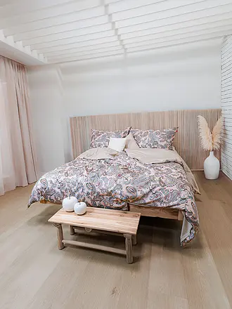 FLEURESSE | Biancheria da letto in raso 70x90cm/140x200cm STOCKHOLM Berry | 